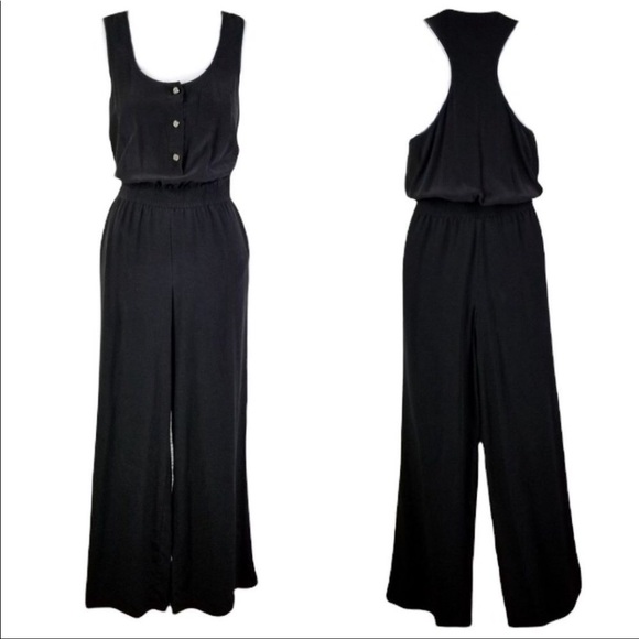 Ali Ro Pants - Ali Ro Silk Racer back jumpsuit